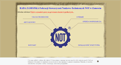Desktop Screenshot of not-zamosc.pl