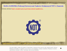 Tablet Screenshot of not-zamosc.pl